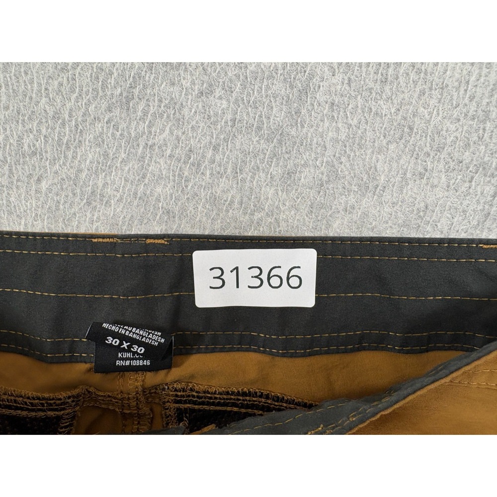 Kuhl USA Hiking Travel Outdoor Pants (Men's 30x30) Brown - Picture 6 of 13